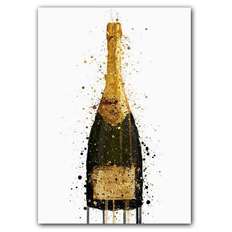CORX Designs - Champagne Bottle Canvas Art - Review