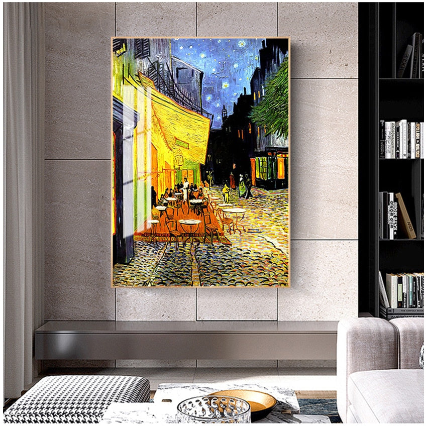 CORX Designs - Cafe Terrace At Night by Van Gogh Canvas Art - Review