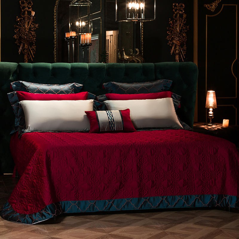 CORX Designs - Bordeaux Swan Silky Satin Duvet Cover Bedding Set - Review
