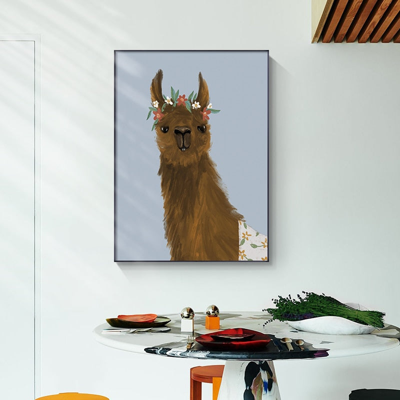 CORX Designs - Cute Alpaca Canvas Art - Review