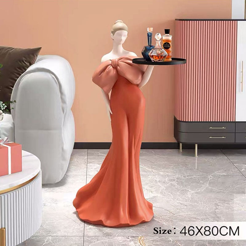 CORX Designs - Elegant Woman with Tray Large Statue - Review