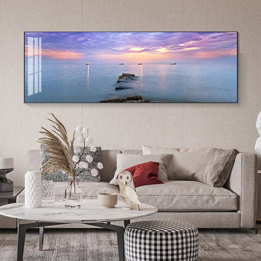 CORX Designs - Panorama Sunsets Natural Sea Beach Landscape Canvas Art - Review