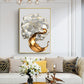 CORX Designs - White Flower Painting Gold Foil Canvas Art - Review