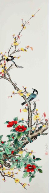 CORX Designs - Chinese Style Flower Bird Canvas Art - Review