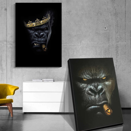 CORX Designs - Gorilla Smoking Cigar Canvas Art - Review