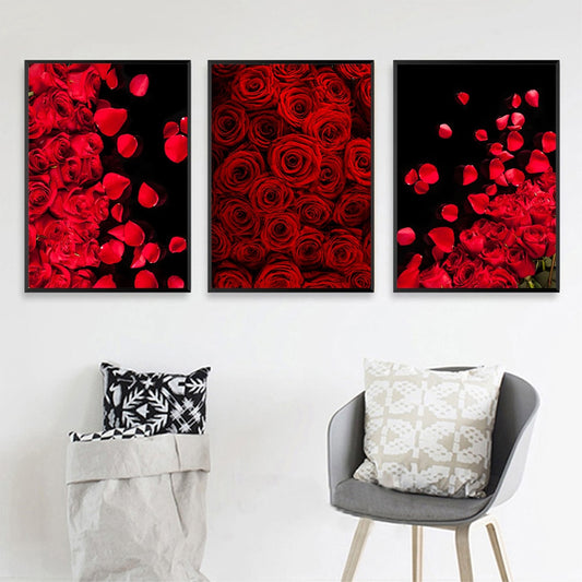CORX Designs - Red Rose Petals Canvas Art - Review