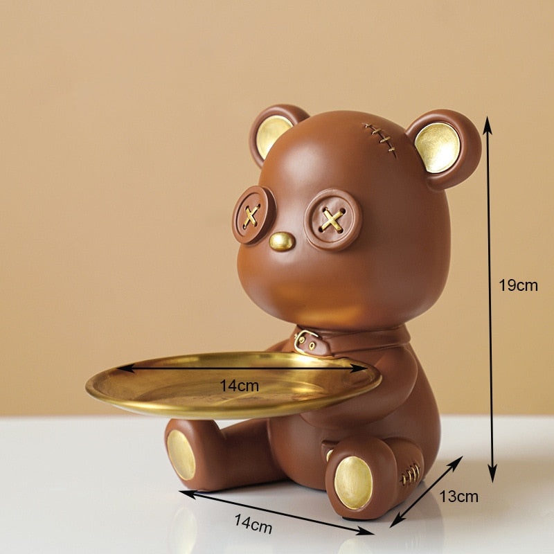 CORX Designs - Cute Bear Tray Statue - Review