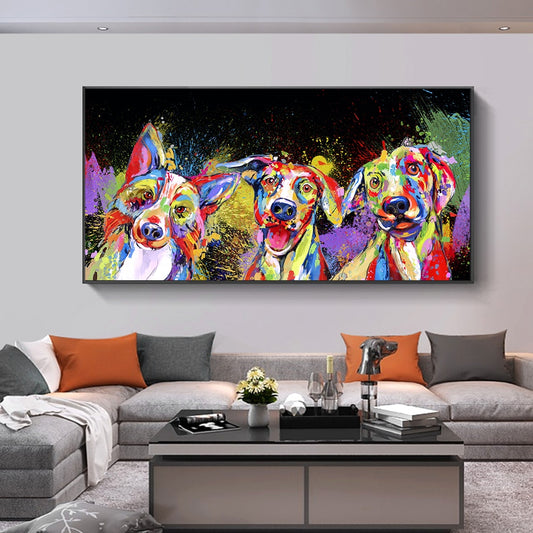 CORX Designs - Colorful Dogs Canvas Art - Review