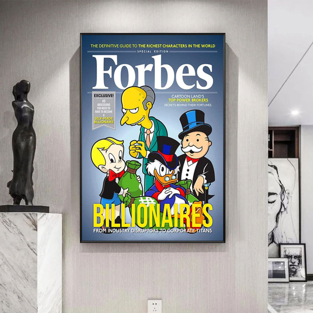 CORX Designs - Cartoon Forbes Canvas Art - Review