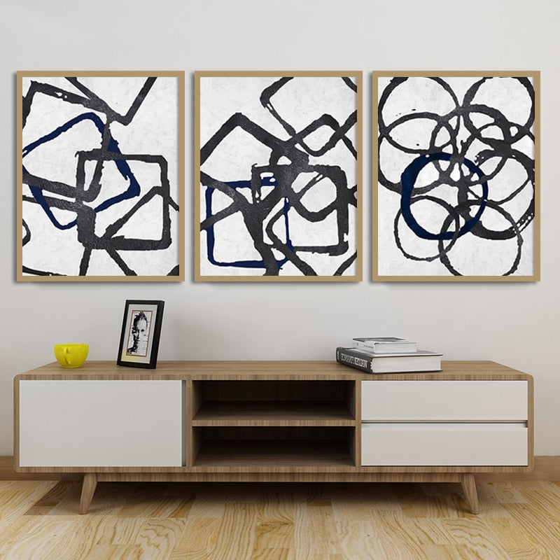 CORX Designs - Black And White Abstract Canvas Art - Review