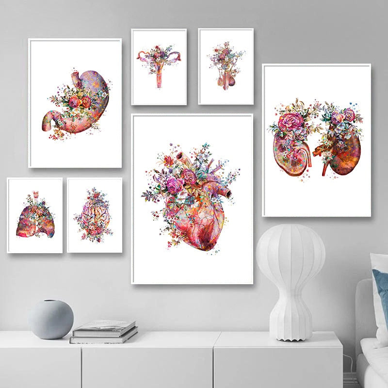 CORX Designs - Flower Human Anatomy Canvas Art - Review