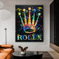 CORX Designs - Graffiti Modern Luxury Rolex Crown Canvas Art - Review
