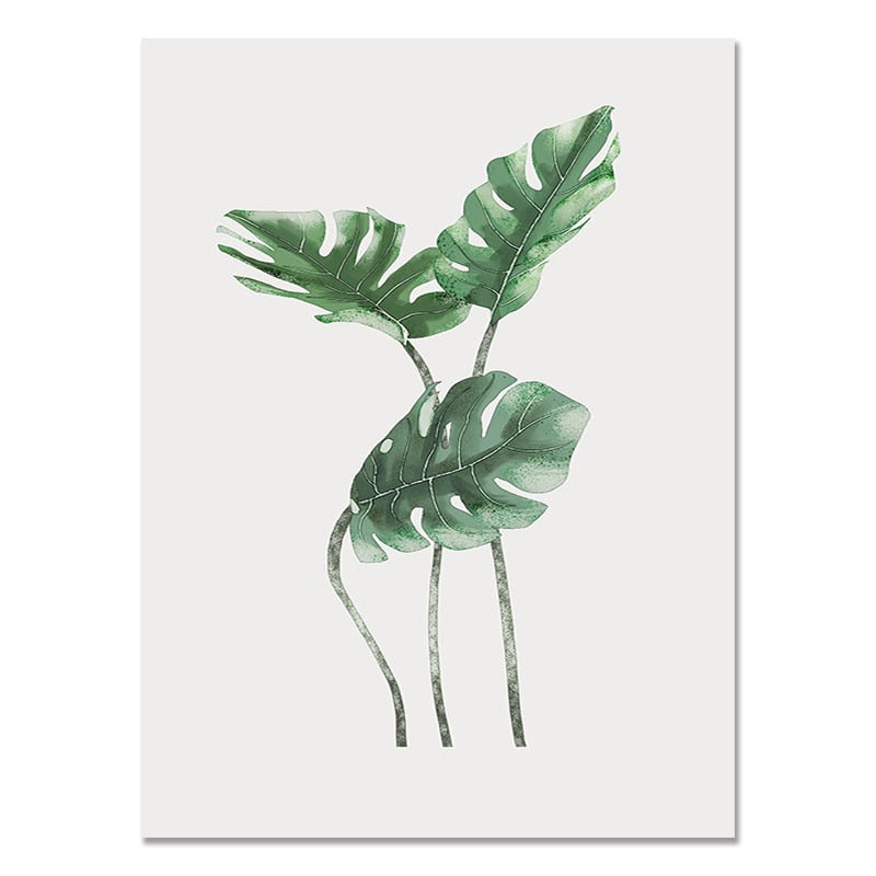 CORX Designs - Simple Green Plant Canvas Art - Review