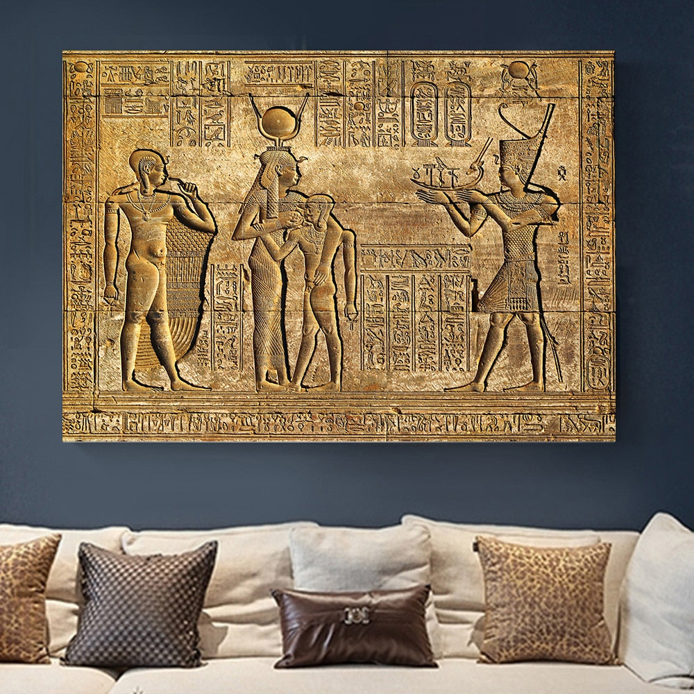 CORX Designs - Egyptian Hieroglyphs Canvas Art - Review