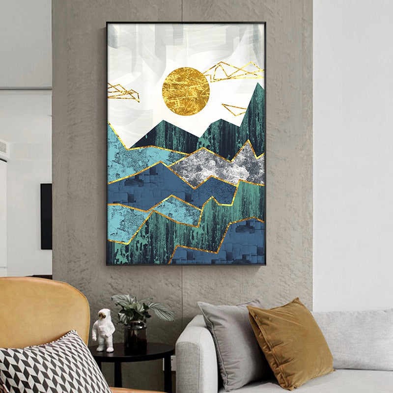 CORX Designs - Geometric Landscape Canvas Art - Review