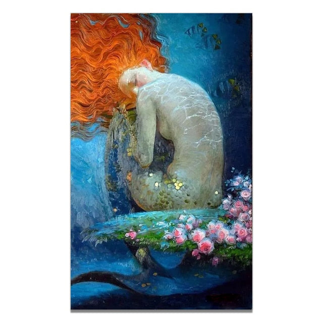 CORX Designs - Golden Scales Mermaid Canvas Art - Review