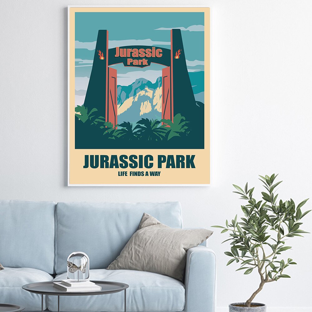 CORX Designs - Jurassic Park Dinosaur Canvas Art - Review