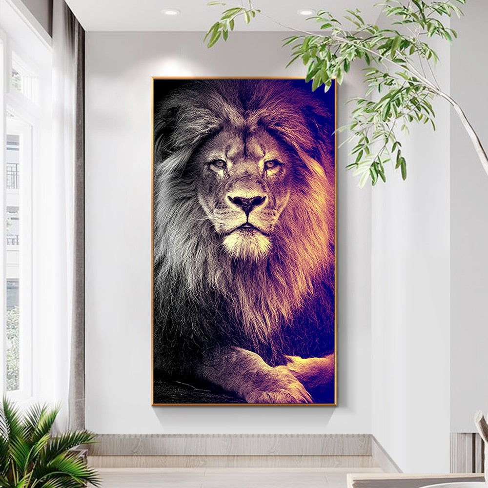 CORX Designs - Lion Head Wall Art Canvas - Review