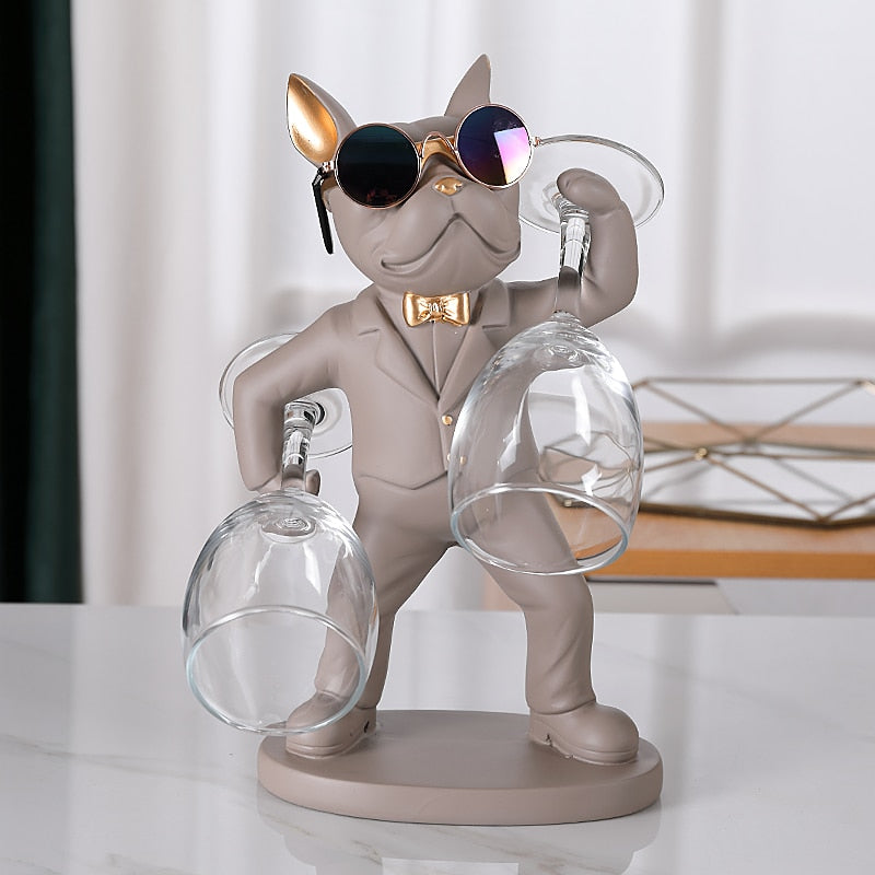 CORX Designs - Bulldog Butler Wine Glass Holder Statue - Review