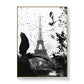 CORX Designs - Black and White Brooklyn Bridge London Bridge Eiffel Tower Canvas Art - Review