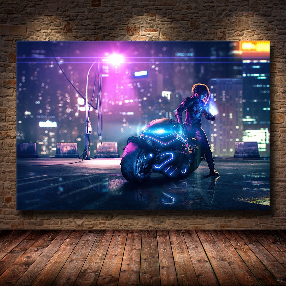 CORX Designs - Cyberpunks Series Canvas Art - Review