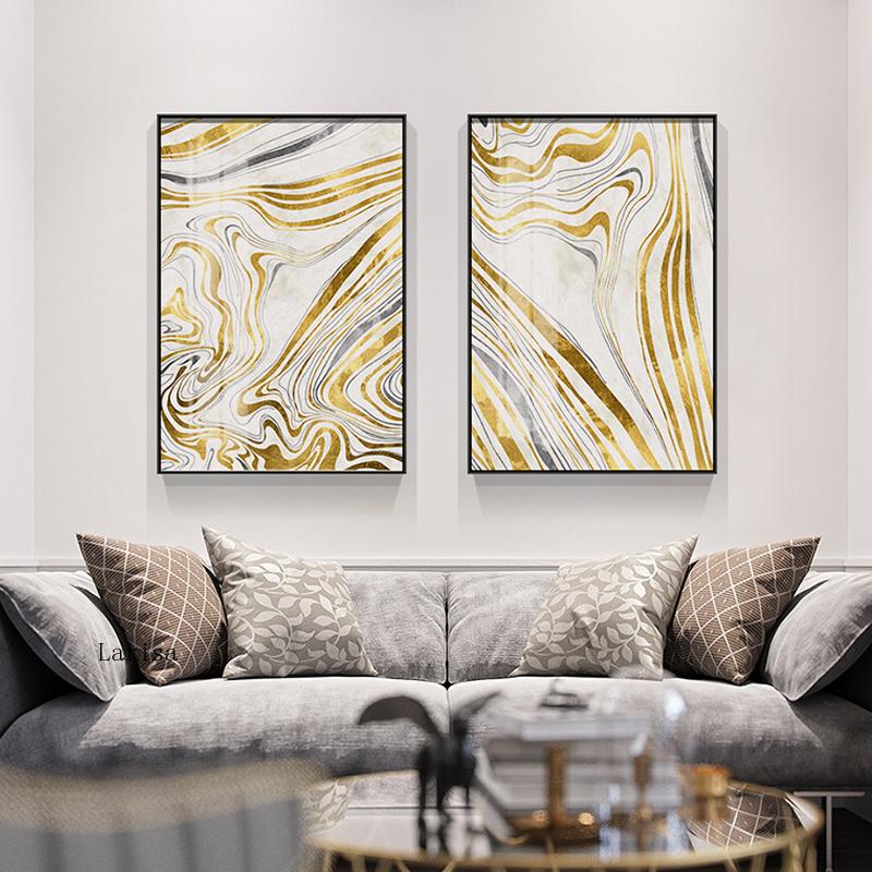 CORX Designs - Gold and White Marble Canvas Art - Review