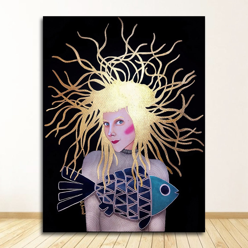 CORX Designs - Woman Big Hair Art Canvas - Review