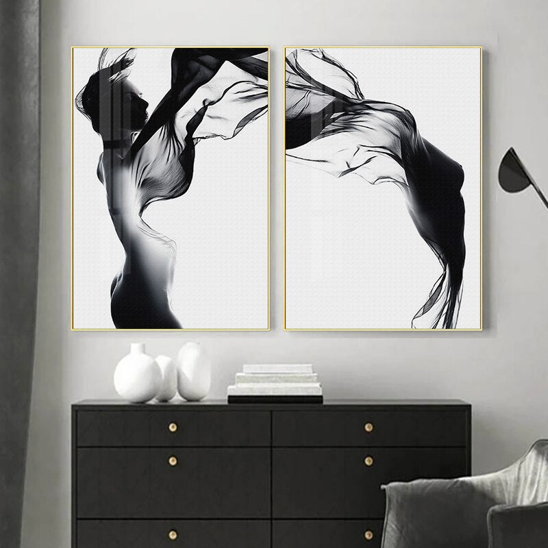 CORX Designs - Black and White Modern Fashion Canvas Art - Review