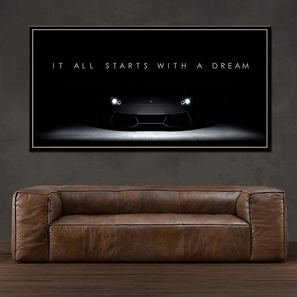 CORX Designs - Dream Car Motivational Canvas Art - Review