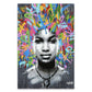 CORX Designs - African Black Woman Graffiti Canvas Art - Review