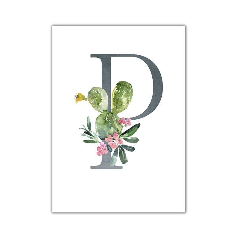 CORX Designs - Floral Letter Canvas Art - Review