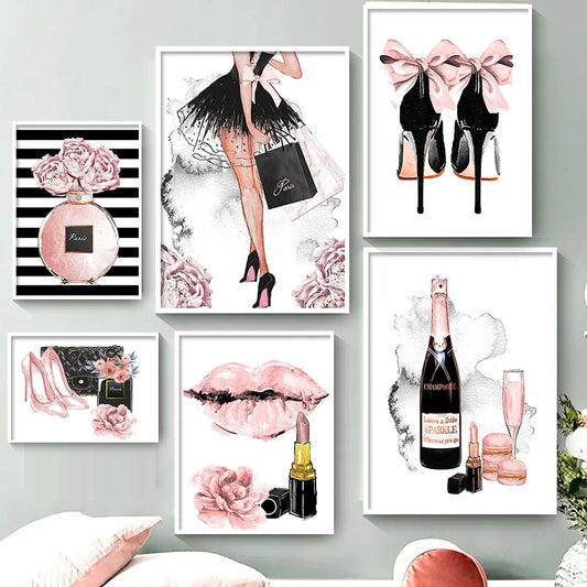 CORX Designs - Black & Pink Women Stuff Canvas Art - Review