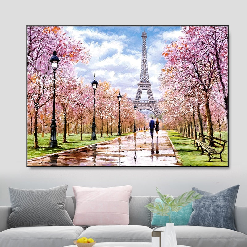CORX Designs - Couple Paris Eiffel Tower Canvas Art - Review