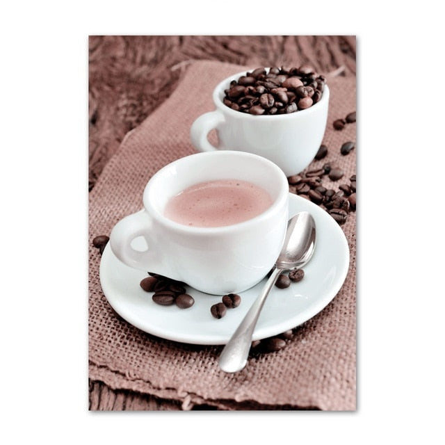 CORX Designs - Chocolate Coated Doughnut Coffee Fruit Yoghurt Canvas Art - Review