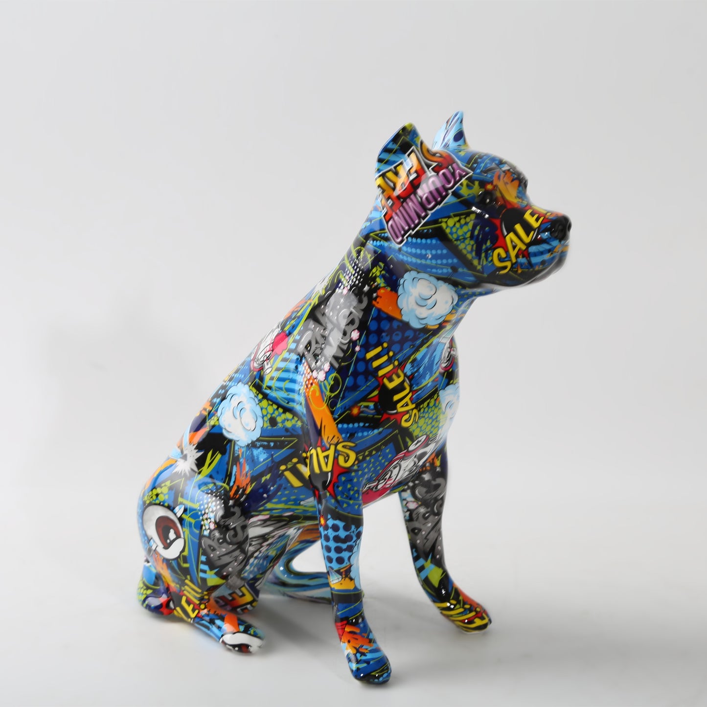CORX Designs - Graffiti Staffordshire Bull Terrier Resin Statue - Review
