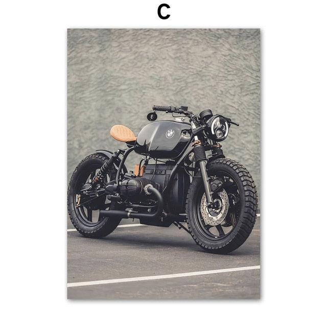 CORX Designs - Cool Motorcycle Knight Locomotive Canvas Art - Review