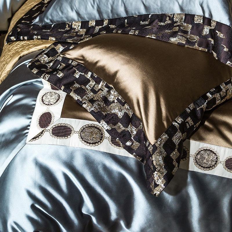 CORX Designs - Emperor Silky Satin Duvet Cover Bedding Set - Review