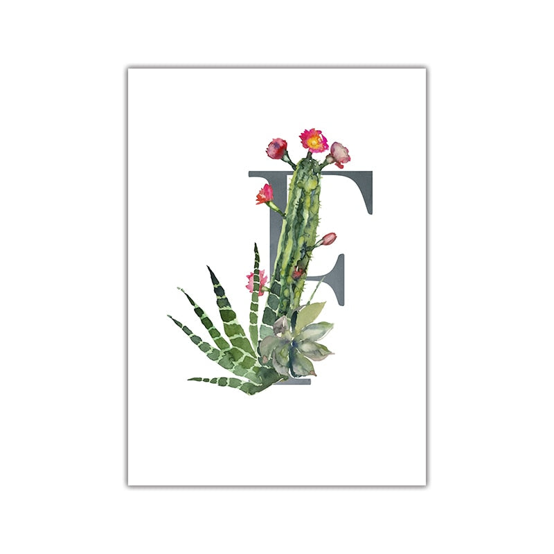 CORX Designs - Floral Letter Canvas Art - Review