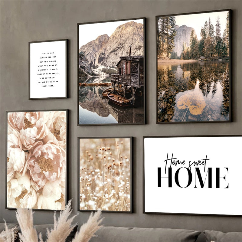 CORX Designs - Autumn Lake House Canvas Art - Review