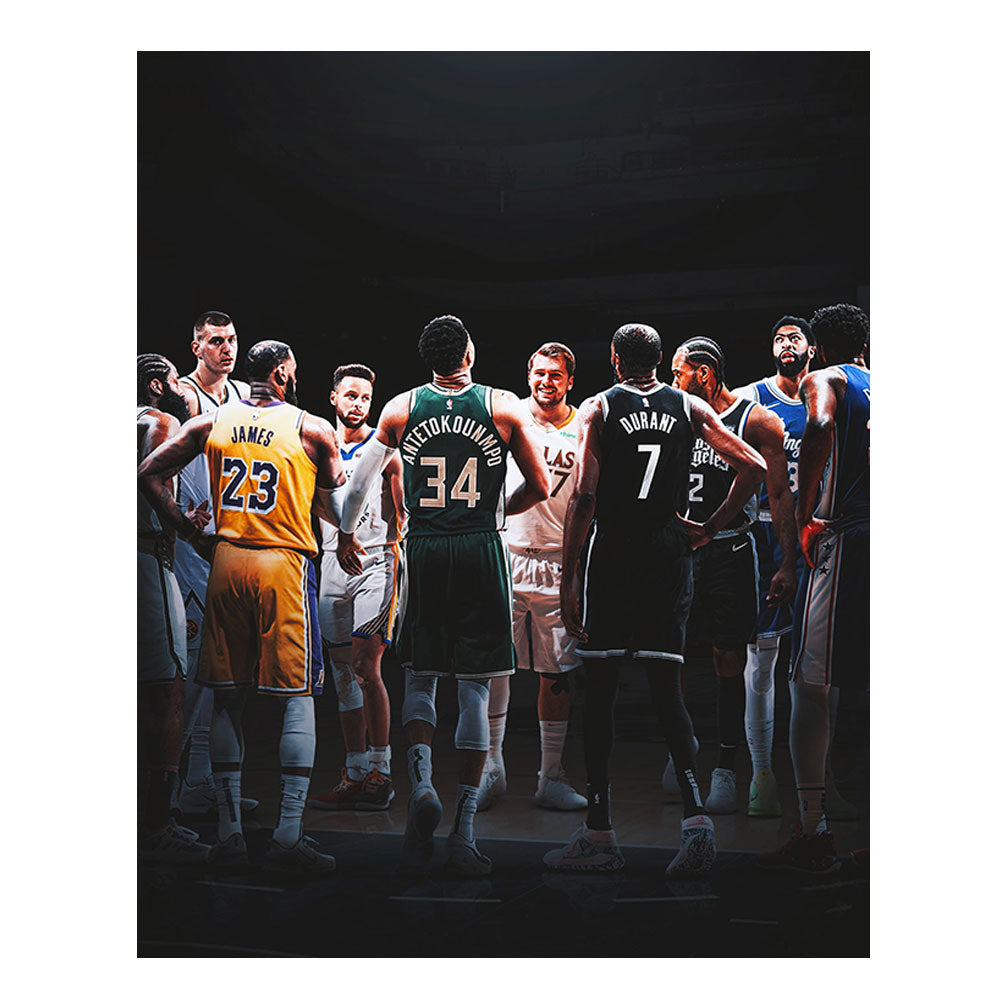 CORX Designs - Basketball All Stars James Curry Durant Canvas Art - Review