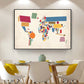 CORX Designs - Geometric World Map Canvas Art - Review