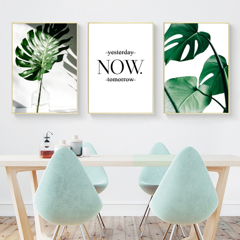 CORX Designs - Green Leaf Quotes Canvas Art - Review