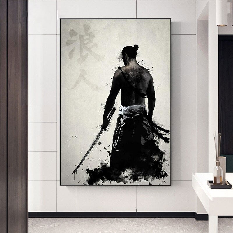 CORX Designs - Japanese Samurai Canvas Art - Review