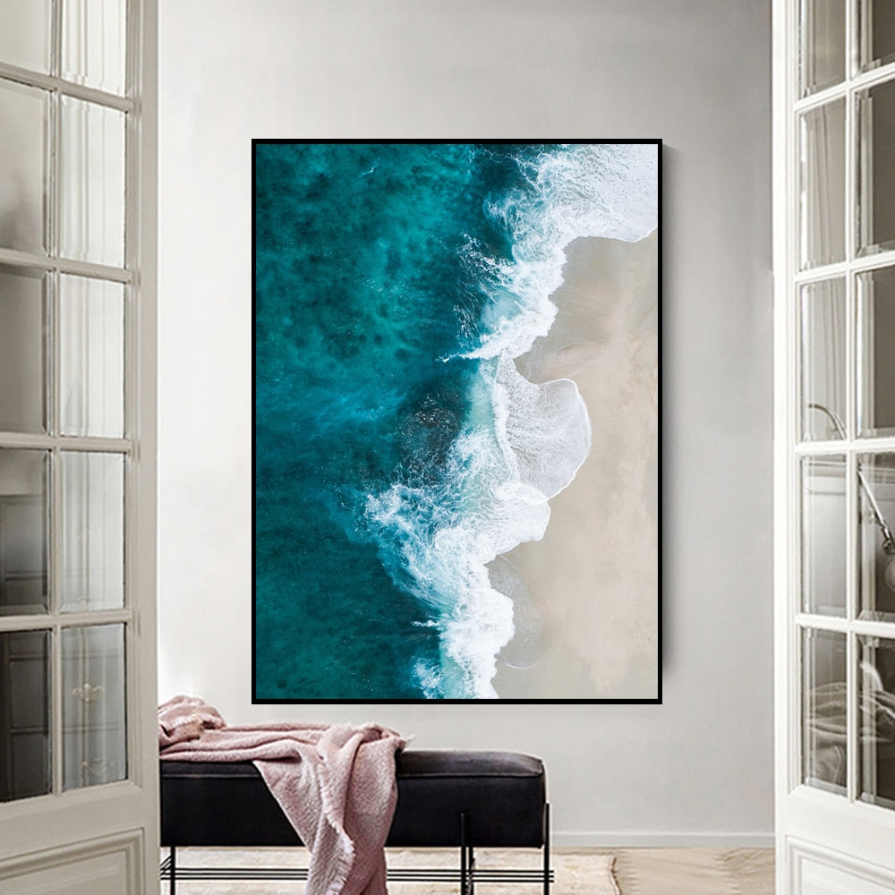 CORX Designs - Blue Waves Canvas Art - Review