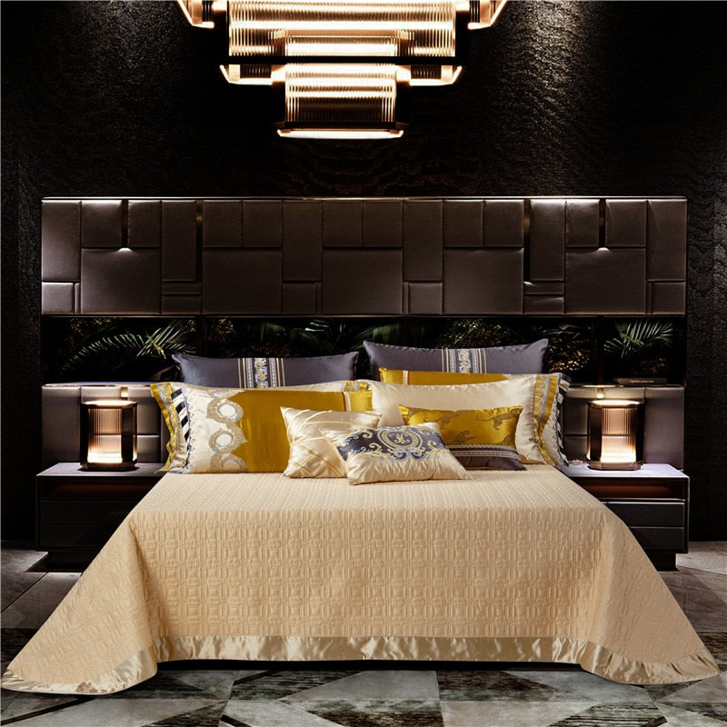 CORX Designs - Helios Luxurious Silk Jacquard Duvet Cover Bedding Set - Review