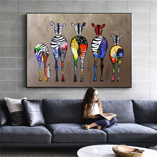 CORX Designs - Abstract Zebra Canvas Art - Review