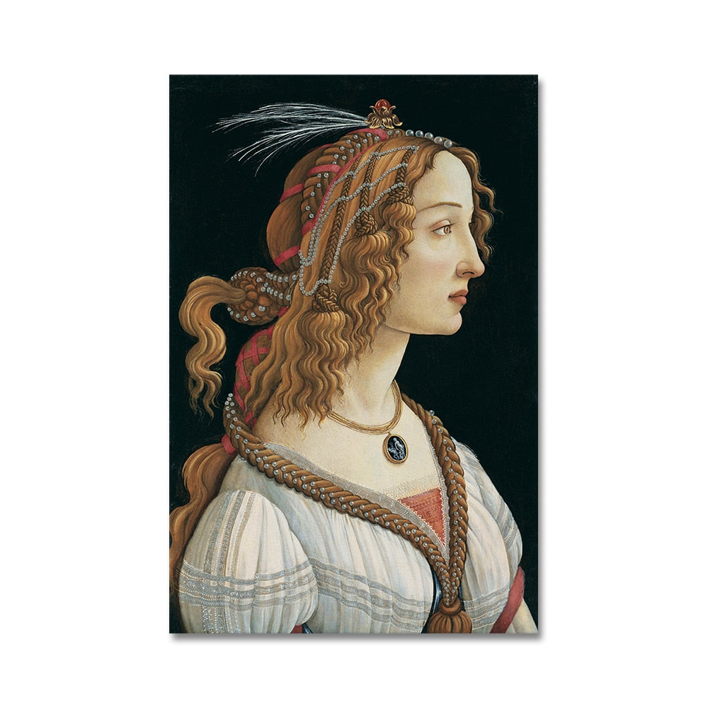 CORX Designs - Portrait of a Young Woman by Sandro Botticelli Canvas Art - Review