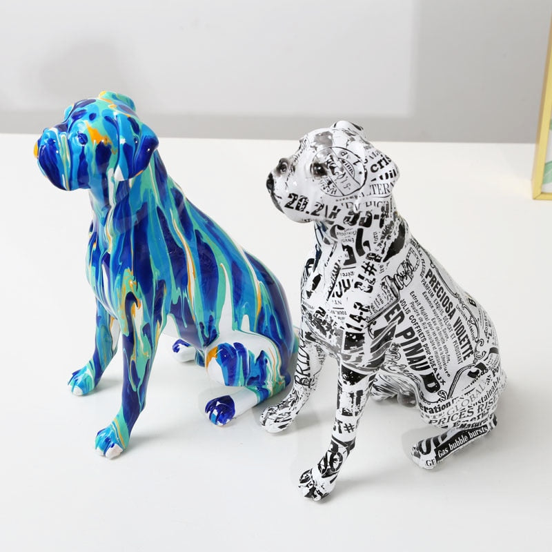 CORX Designs - Painted Boxer Dog Resin Statue - Review