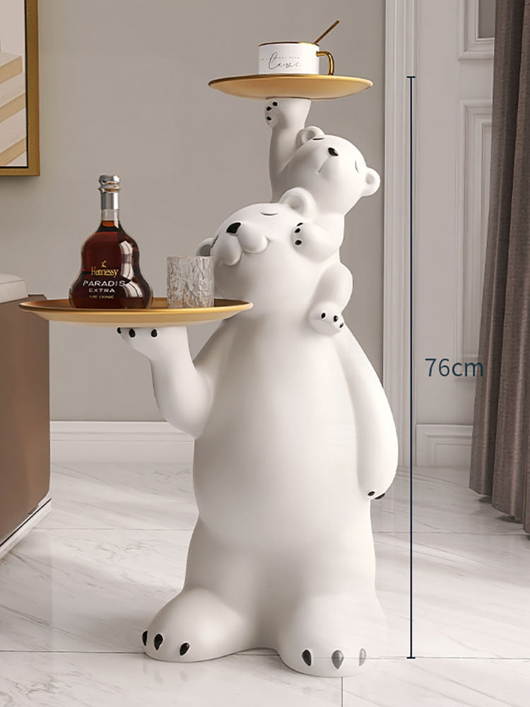 CORX Designs - Polar Bear Cub Statue with Trays - Review