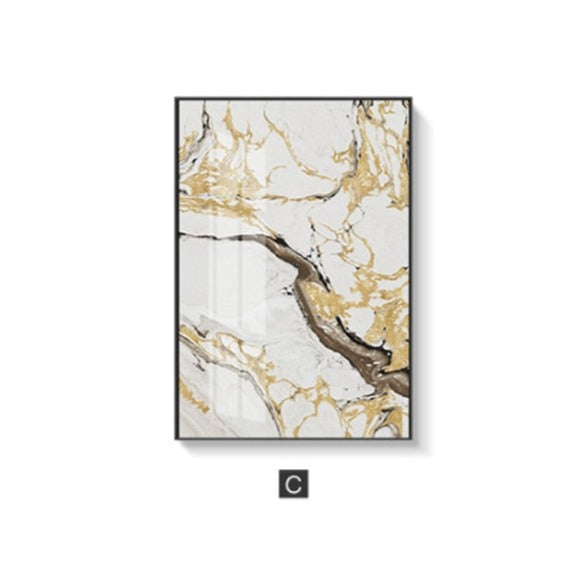 CORX Designs - Gold and White Marble Canvas Art - Review